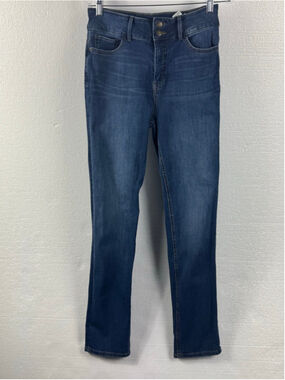 M&S Collection The Magic Jean Sculpt High Rise Straight Leg Jeans Size 12L